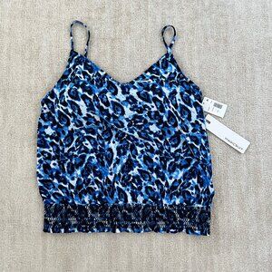 NWT Magicsuit by Miraclesuit Tankini Black Blue Swim Top 14